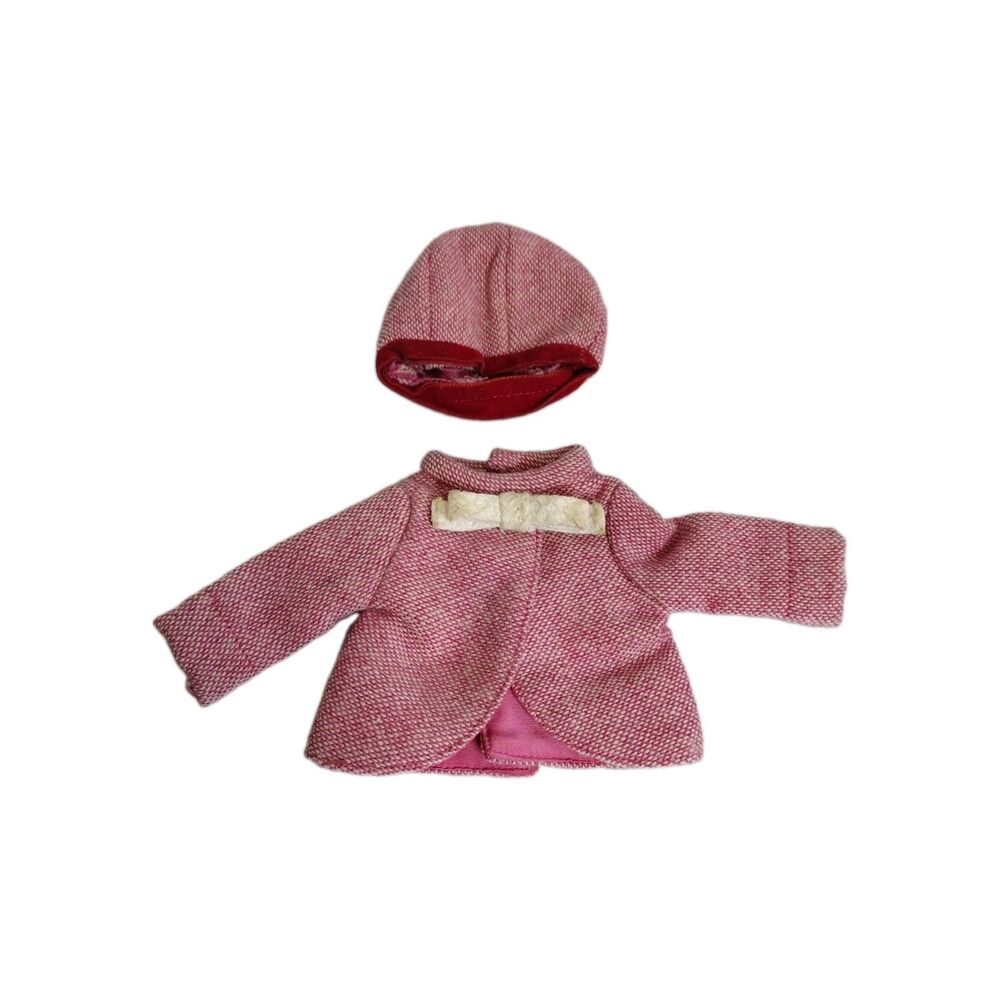 Vintage 1963 Ideal Tammy Doll Career Girl Pink Tweed Jacket & Hat Replacement